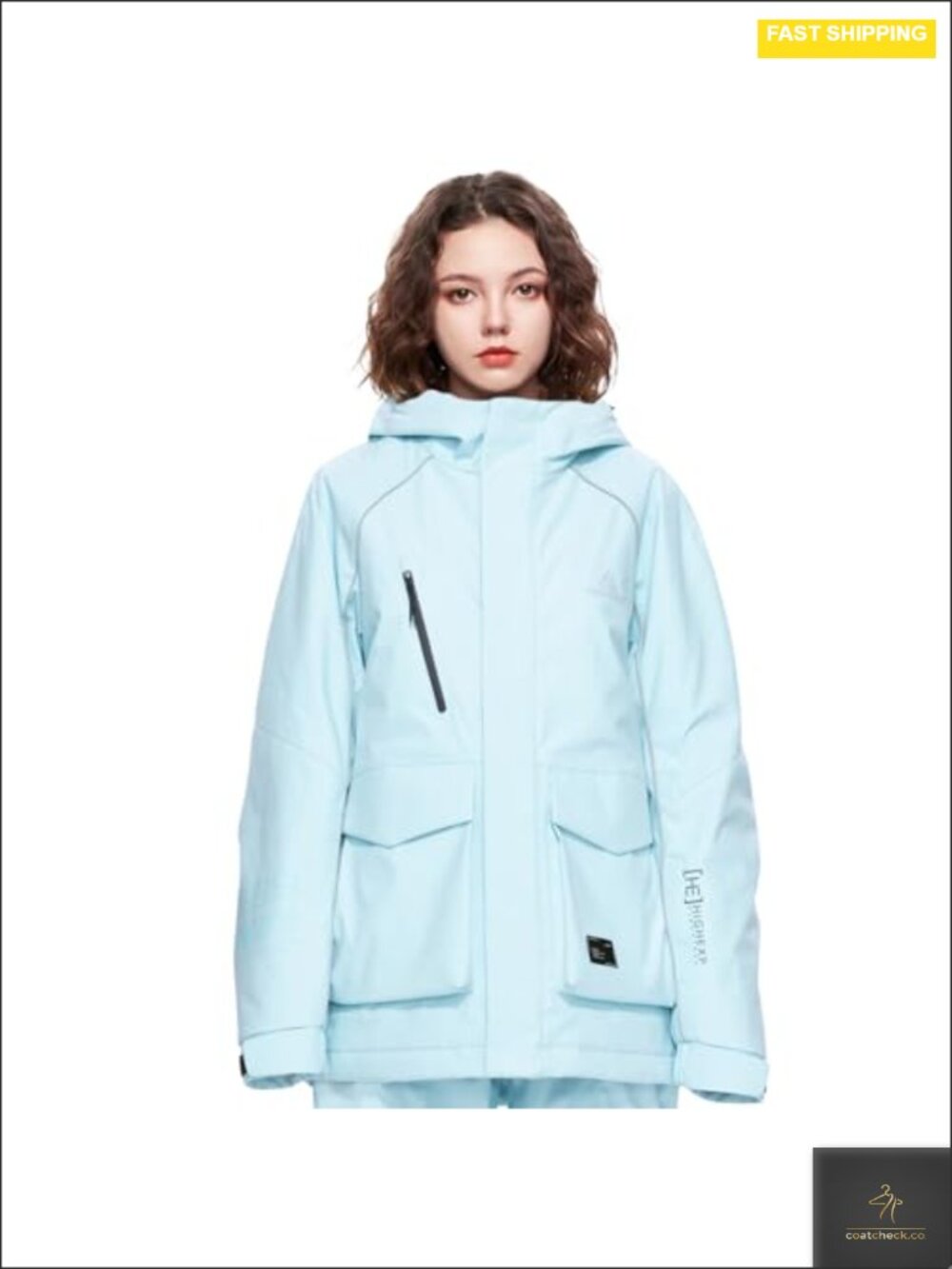 High Experience Womens Snowboard Jacket Waterproof 15K Ski Coat with Hood